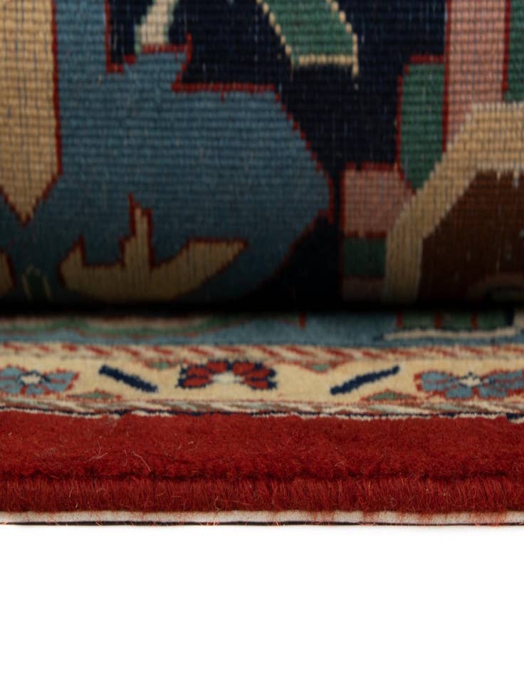 Detail image of  8' 4 x 11' 7  Hand Knotted Indo Tabriz Wool Rug