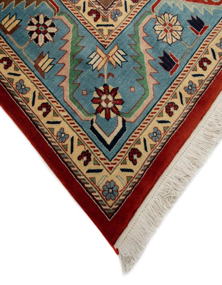 Detail image of  8' 4 x 11' 7  Hand Knotted Indo Tabriz Wool Rug