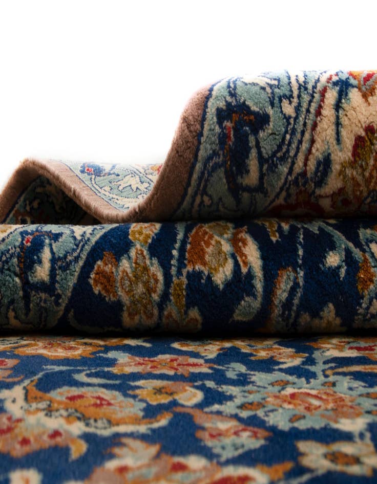 Detail image of  3' 4 x 5' 1  Hand Knotted Isfahan Persian Rug