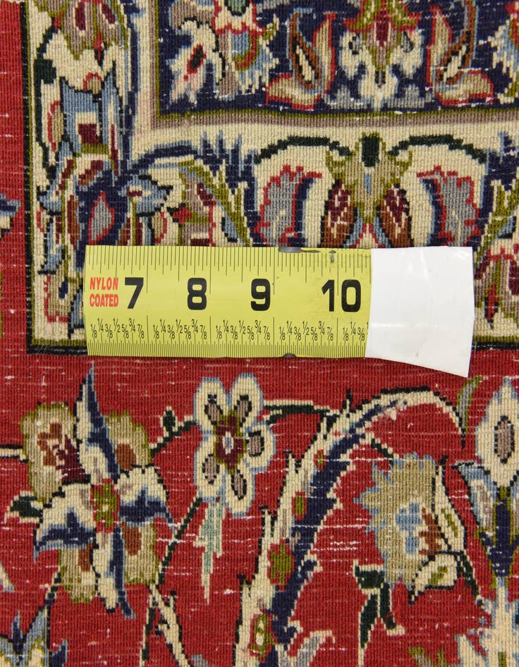 Detail image of  6' 7 x 10'  Hand Knotted Isfahan Persian Rug