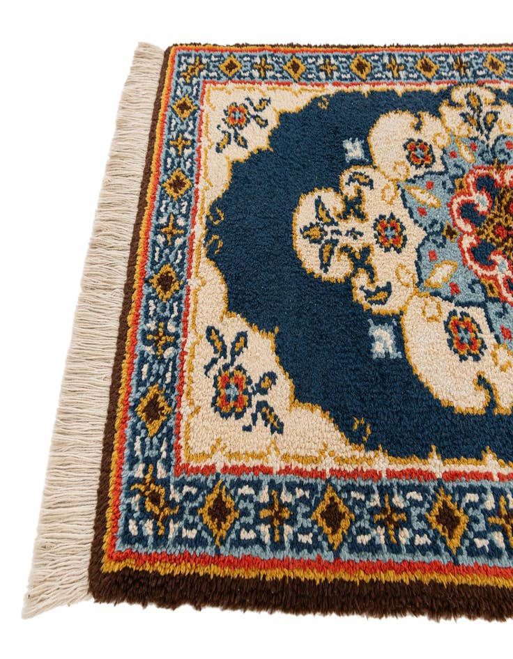 Detail image of  3' x 5' 5  Hand Knotted Jaipur Agra Wool Rug