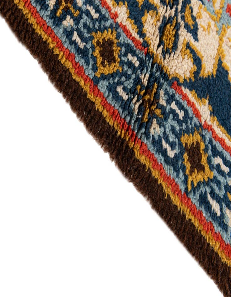Detail image of  3' x 5' 5  Hand Knotted Jaipur Agra Wool Rug