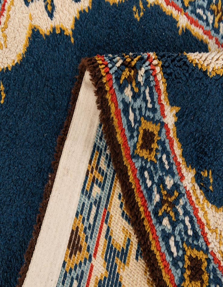 Detail image of  3' x 5' 5  Hand Knotted Jaipur Agra Wool Rug