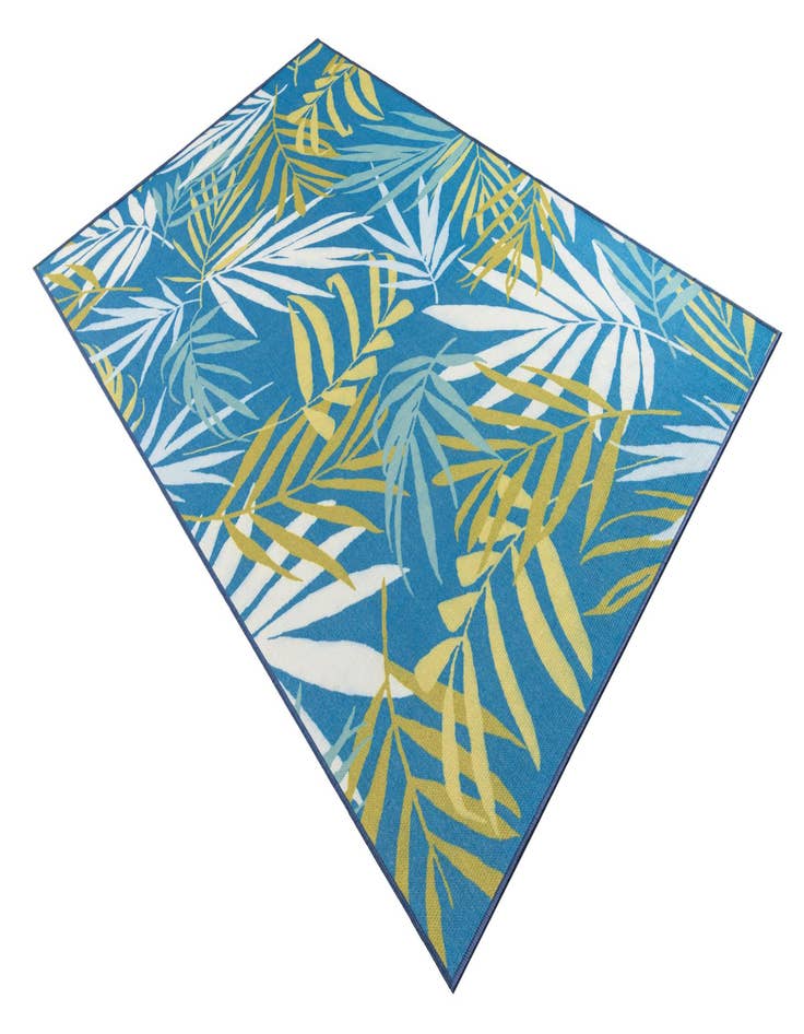 Detail image of  5' 3 x 8'  Washable Jill Zarin Caribbean Indoor / Outdoor Rug