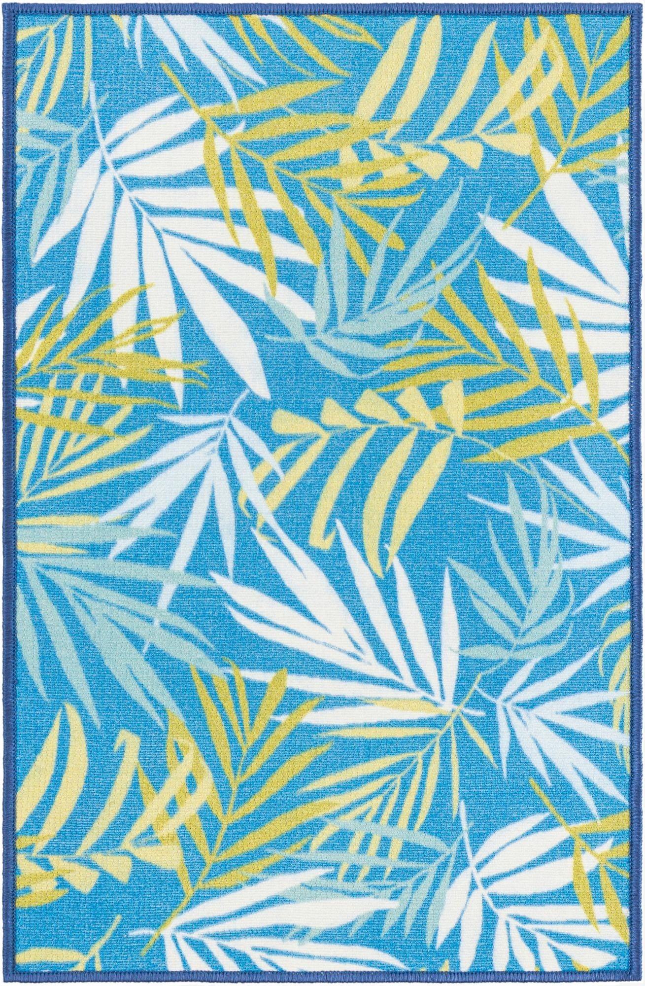  2' x 3' 1  Washable Jill Zarin Caribbean Indoor / Outdoor Rug