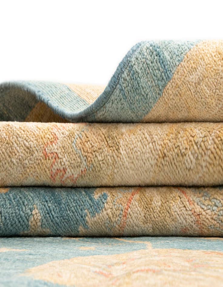 Detail image of  9' 1 x 11' 9 Kaizar Wool Rug