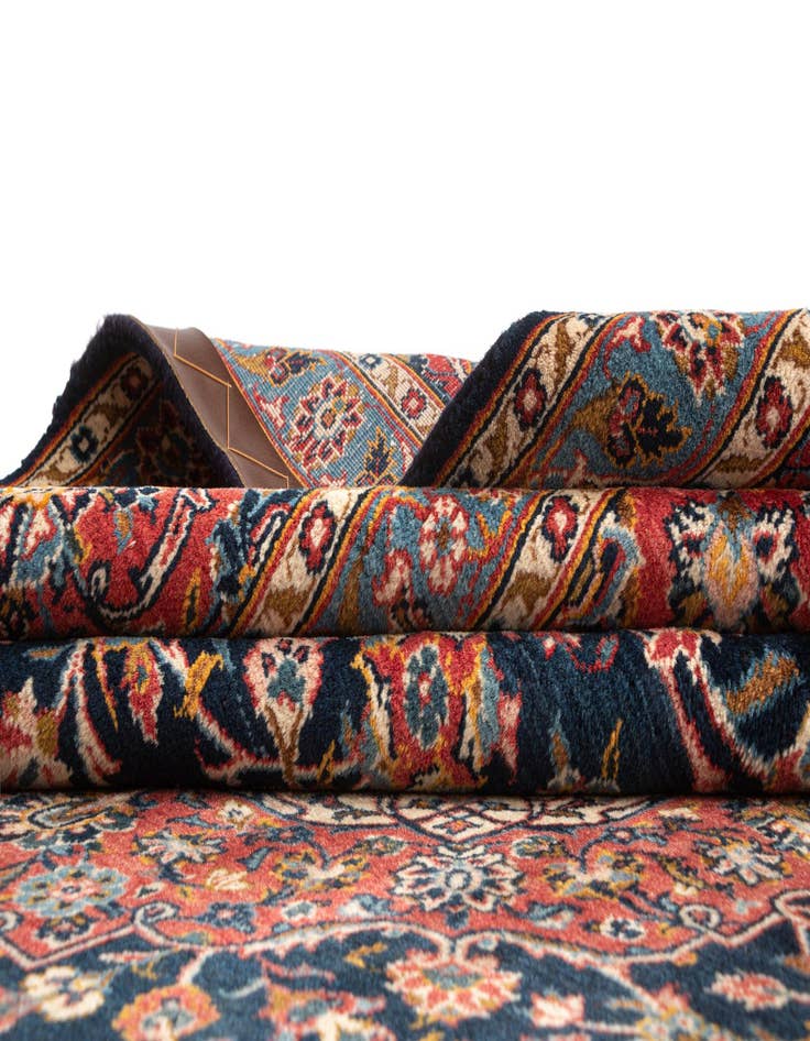 Detail image of  8' 6 x 11' 11 Kashan Wool Rug