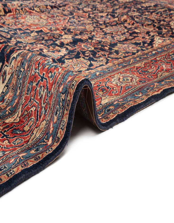 Detail image of  7' 10 x 10' 10 Kashan Wool Rug