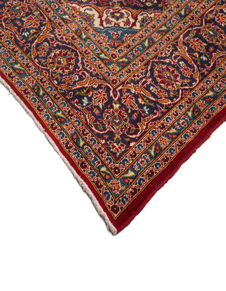 Detail image of  8' 3 x 11' 4 Kashan Wool Rug