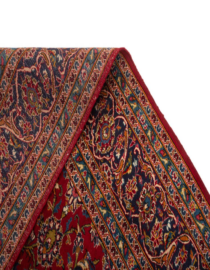 Detail image of  8' 3 x 11' 4 Kashan Wool Rug