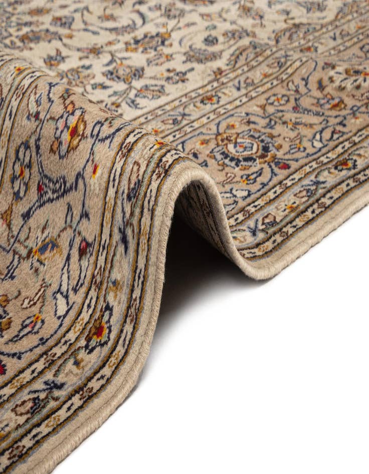 Detail image of  7' 10 x 11' 3 Kashan Wool Rug