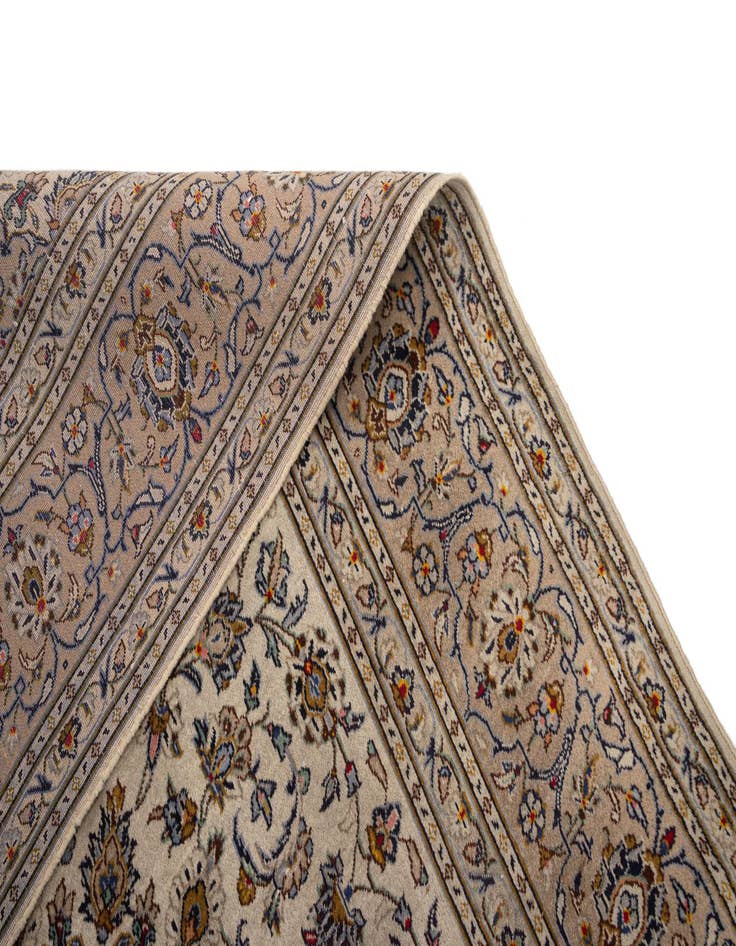 Detail image of  7' 10 x 11' 3 Kashan Wool Rug