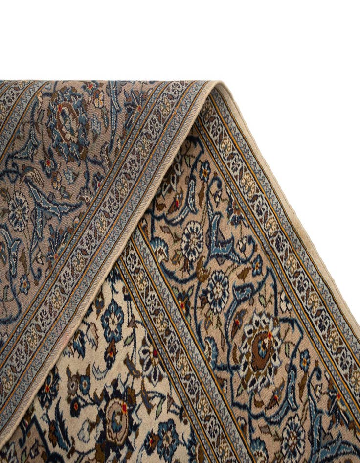 Detail image of  8' x 11' 6 Kashan Wool Rug