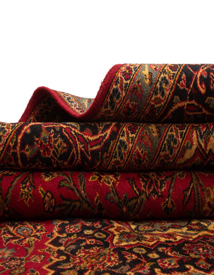 Detail image of  7' 10 x 11' 7 Kashan Wool Rug