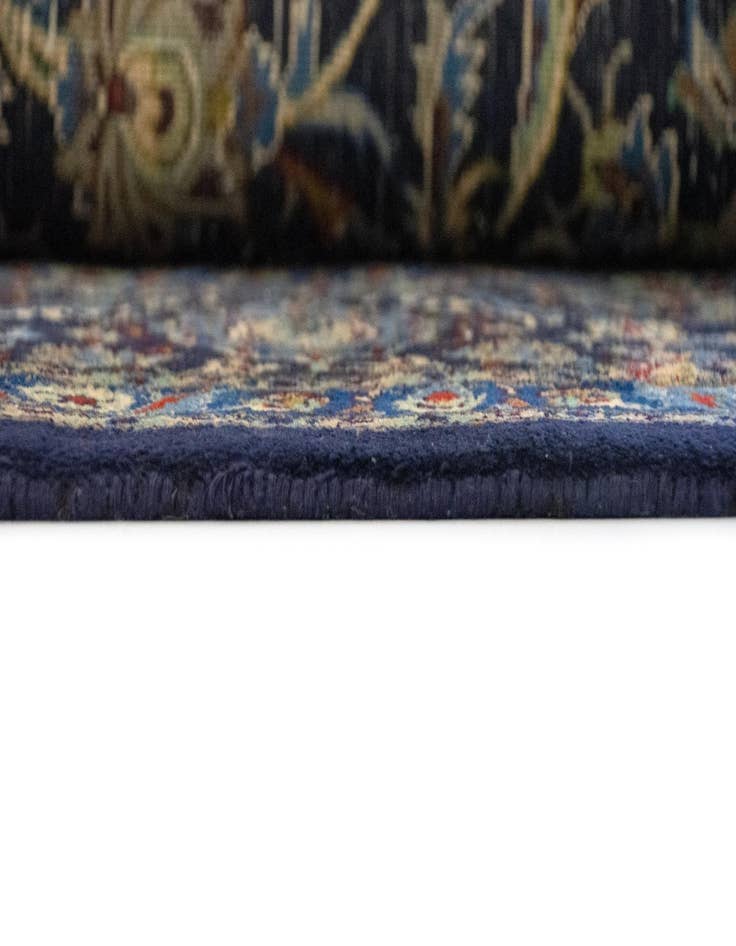 Detail image of  8' 5 x 11' 7  Hand Knotted Kashan Persian Rug