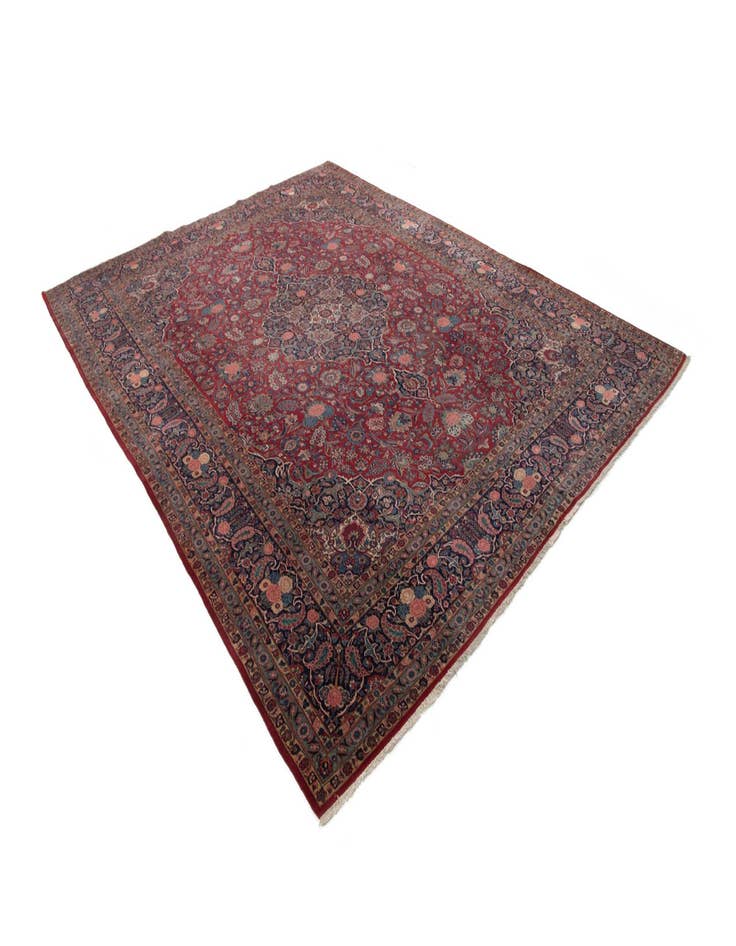 Detail image of  10' 6 x 13' 6 Kashan Rug