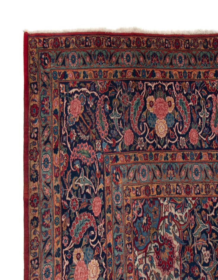 Detail image of  10' 6 x 13' 6 Kashan Rug