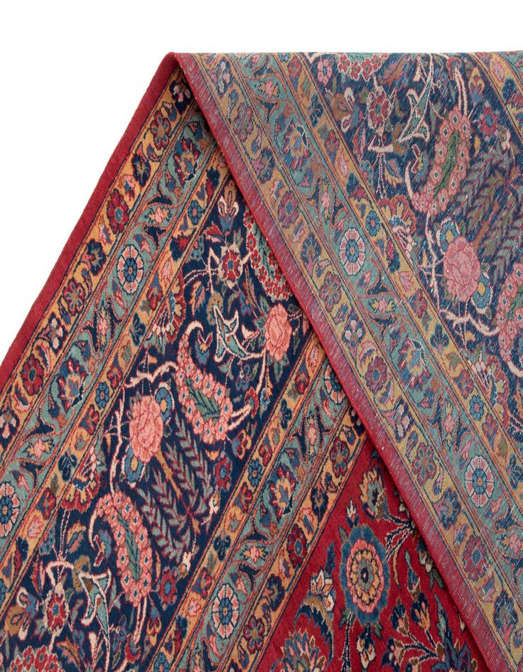 Detail image of  10' 6 x 13' 6 Kashan Rug