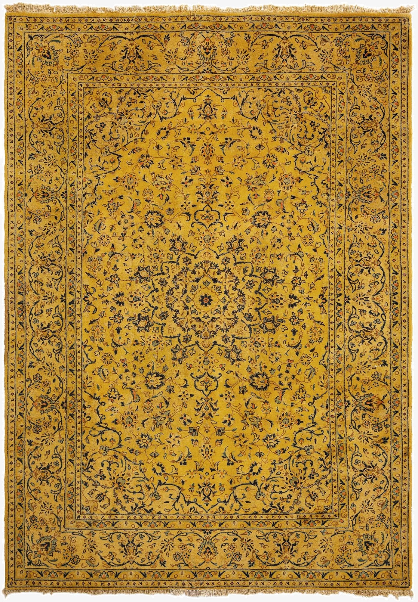  8' 1 x 11' 4 Kashan Wool Rug