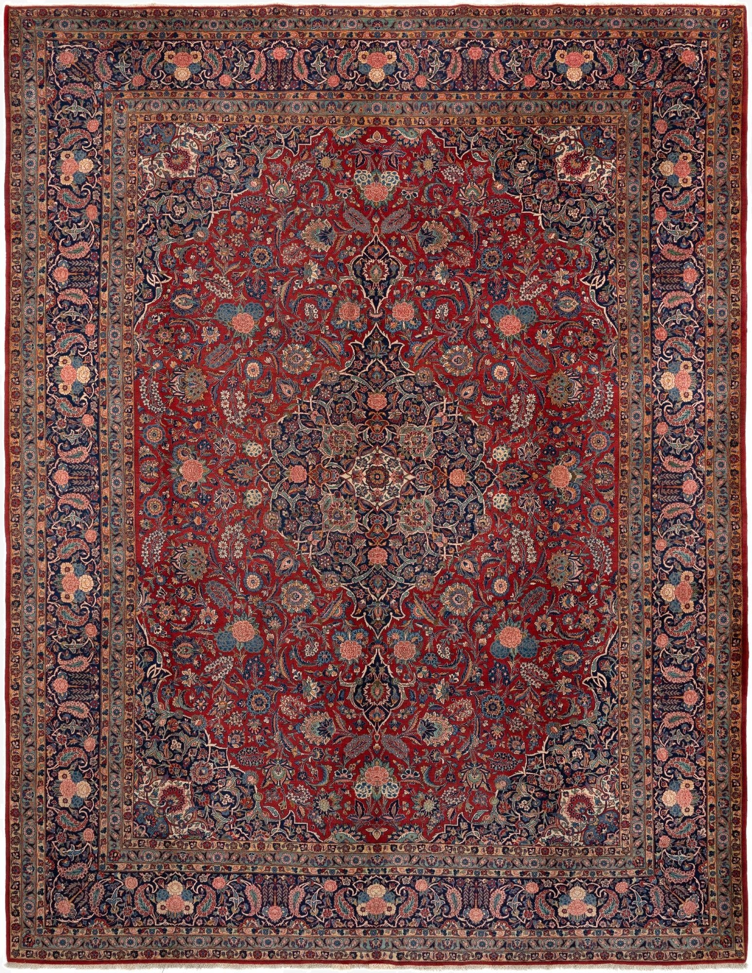  10' 6 x 13' 6 Kashan Rug
