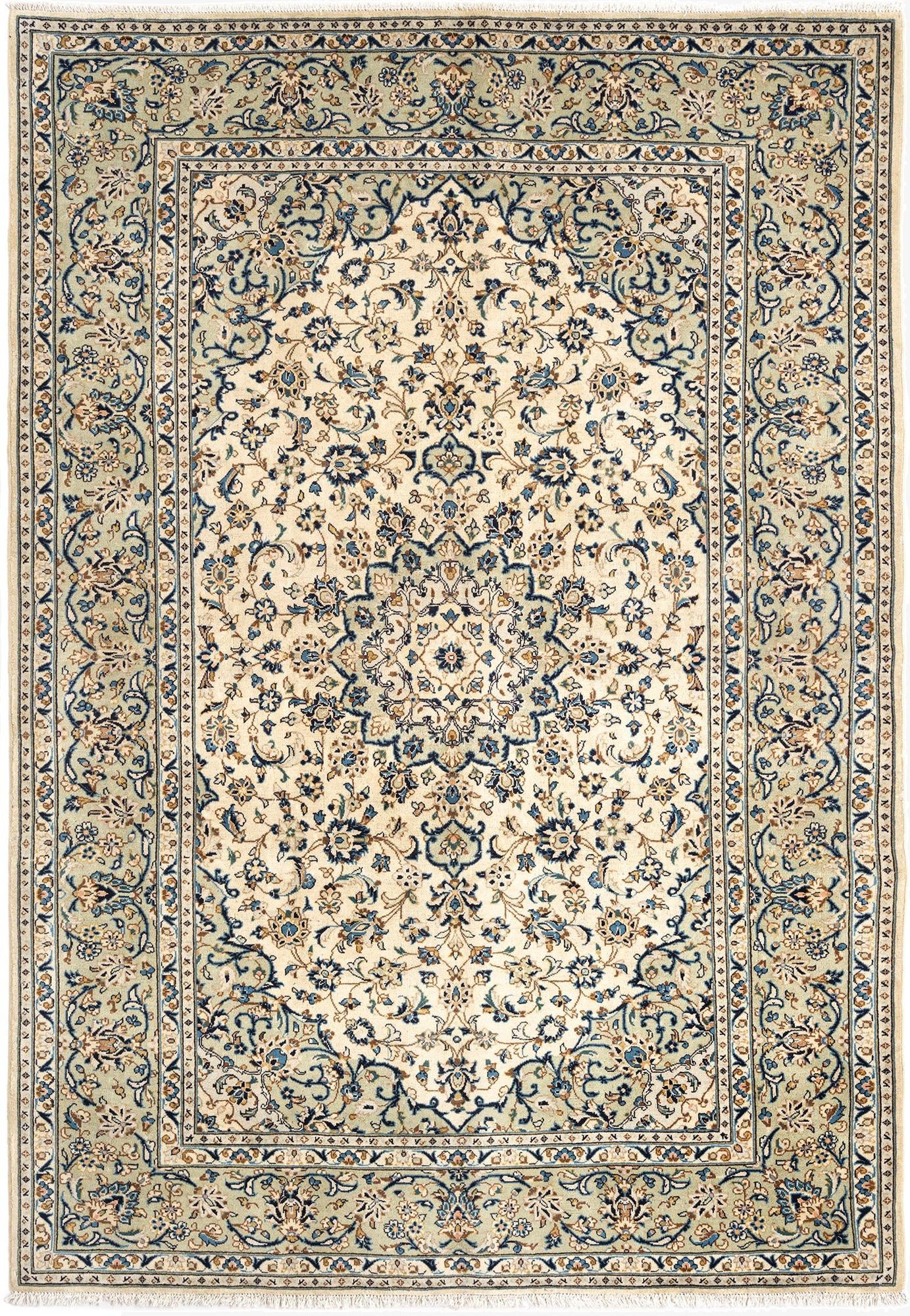  6' 6 x 9' 6 Kashan Wool Rug