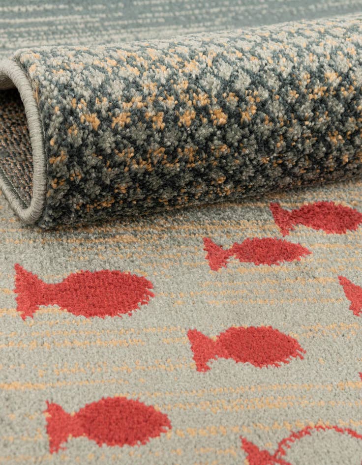 Detail image of  8' x 11' Kashkuli Gabbeh Rug