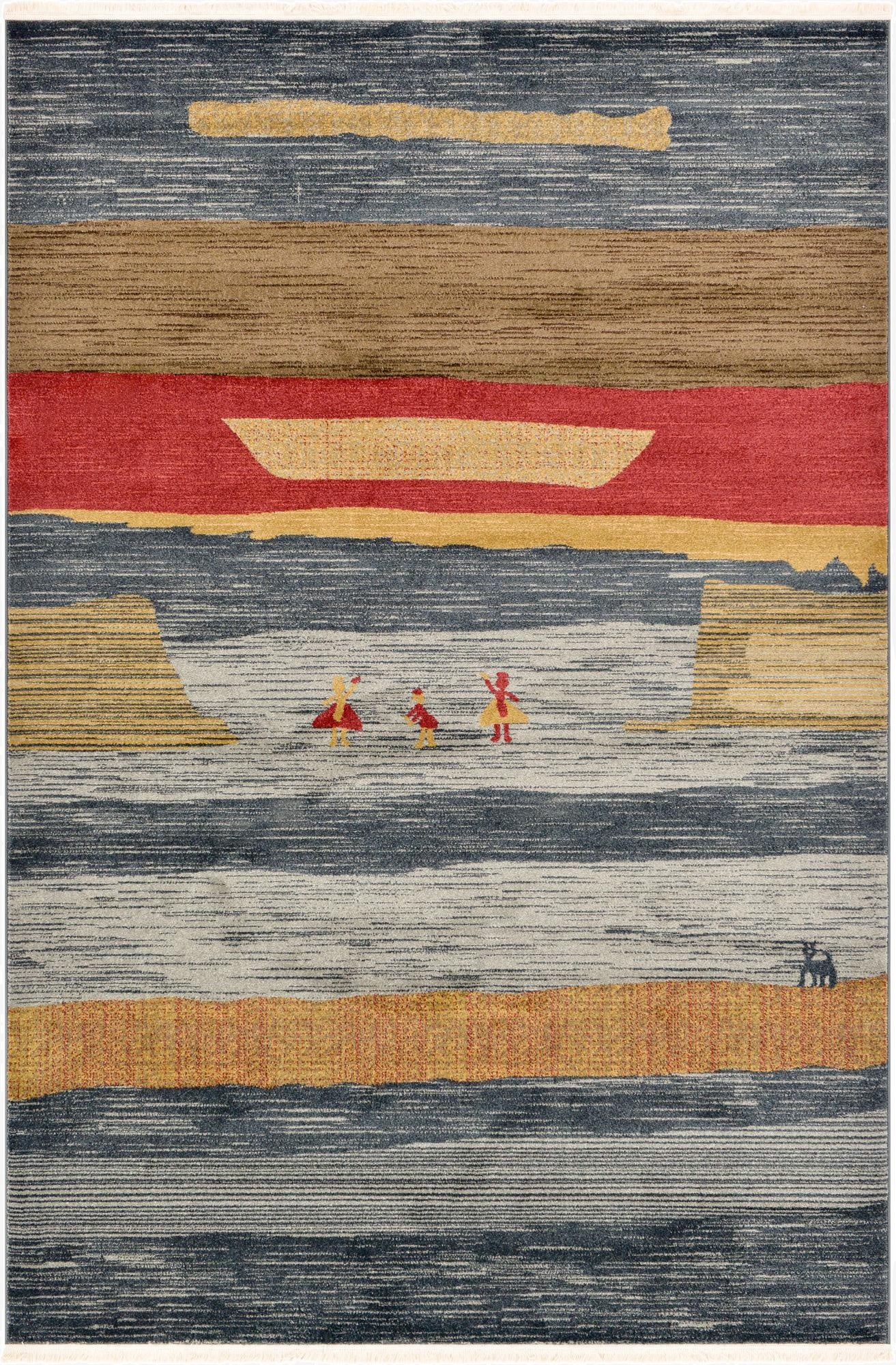  6' x 9' Kashkuli Gabbeh Rug