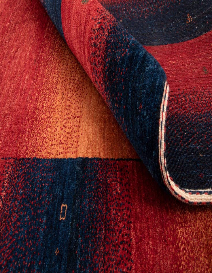 Detail image of  5' 1 x 6' 11  Hand Knotted Kashkuli Persian Rug