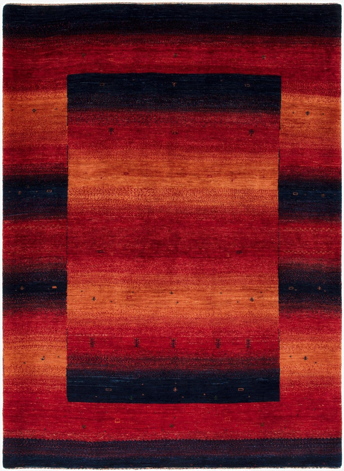  5' 1 x 6' 11  Hand Knotted Kashkuli Persian Rug