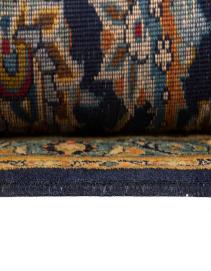 Detail image of  9' 9 x 13'  Hand Knotted Kashmar Persian Wool Rug
