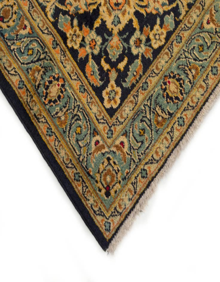 Detail image of  9' 9 x 13'  Hand Knotted Kashmar Persian Wool Rug