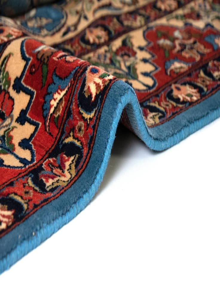 Detail image of  6' 8 x 9' 6  Hand Knotted Kashmar Persian Wool Rug