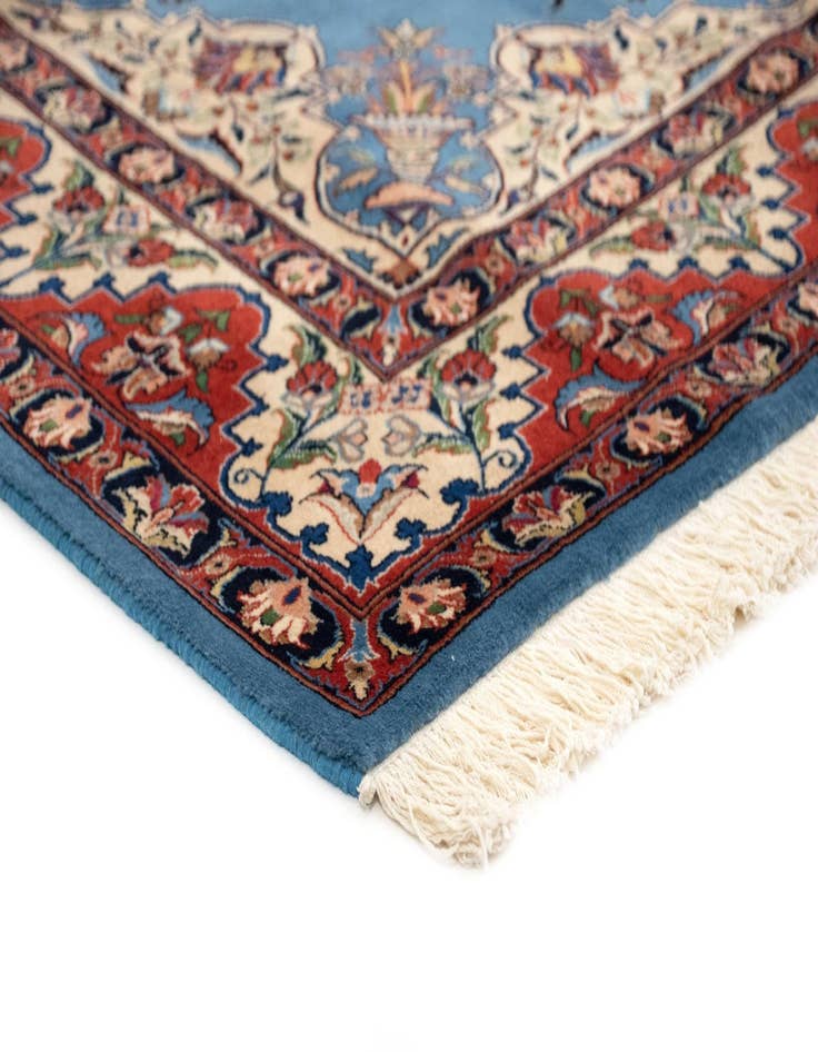 Detail image of  6' 8 x 9' 6  Hand Knotted Kashmar Persian Wool Rug