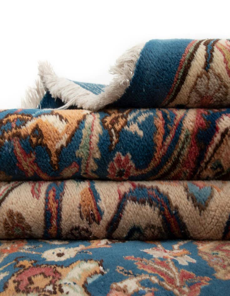 Detail image of  9' 7 x 12' 7  Hand Knotted Kashmar Persian Wool Rug