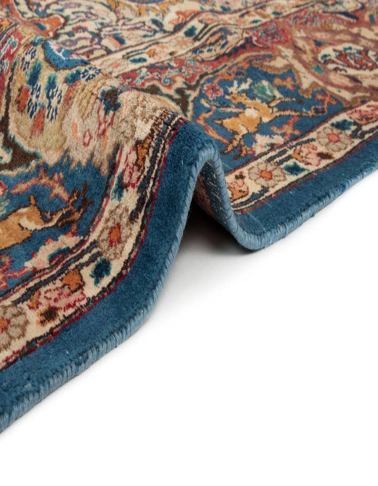 Detail image of  9' 7 x 12' 7  Hand Knotted Kashmar Persian Wool Rug