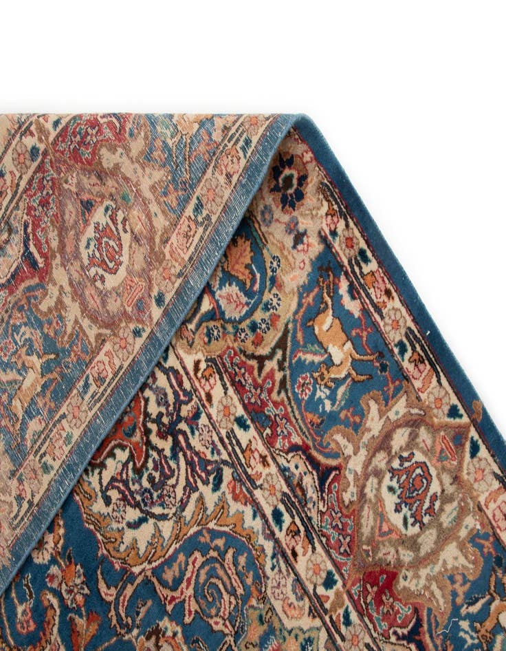 Detail image of  9' 7 x 12' 7  Hand Knotted Kashmar Persian Wool Rug