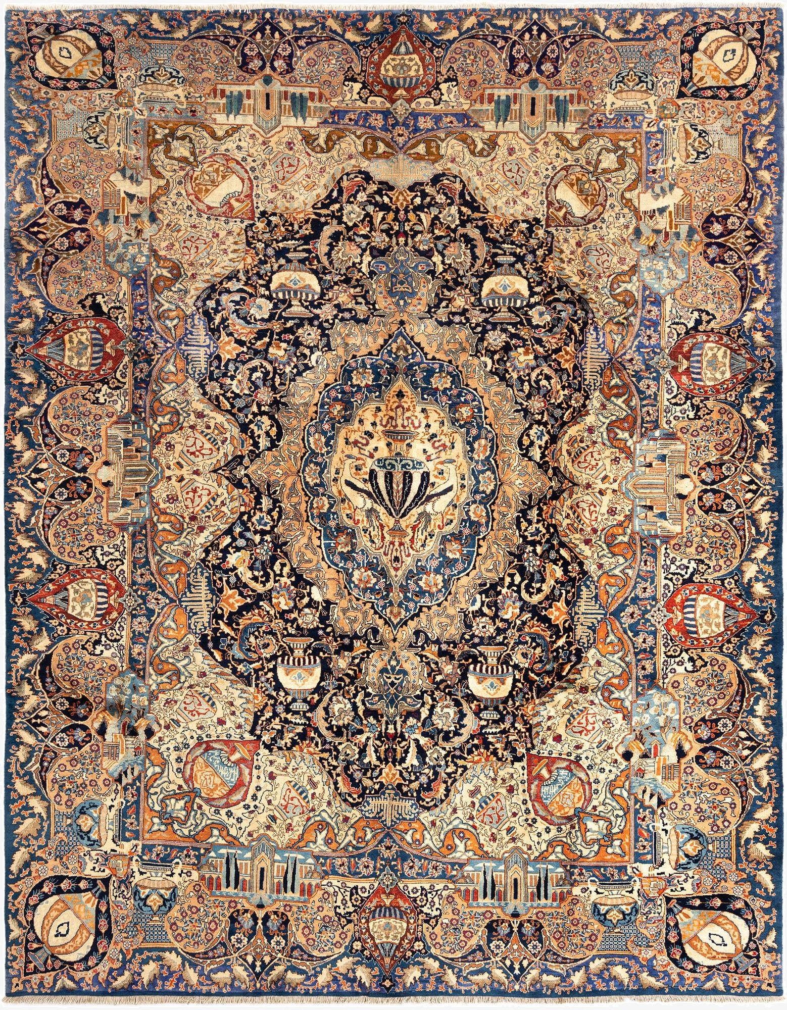  10' 1 x 12' 10 Kashmar Wool Rug