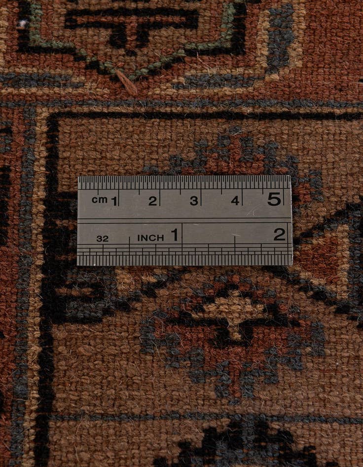 Detail image of  4' 4 x 6' 1  Hand Knotted Kazak Oriental Wool Rug