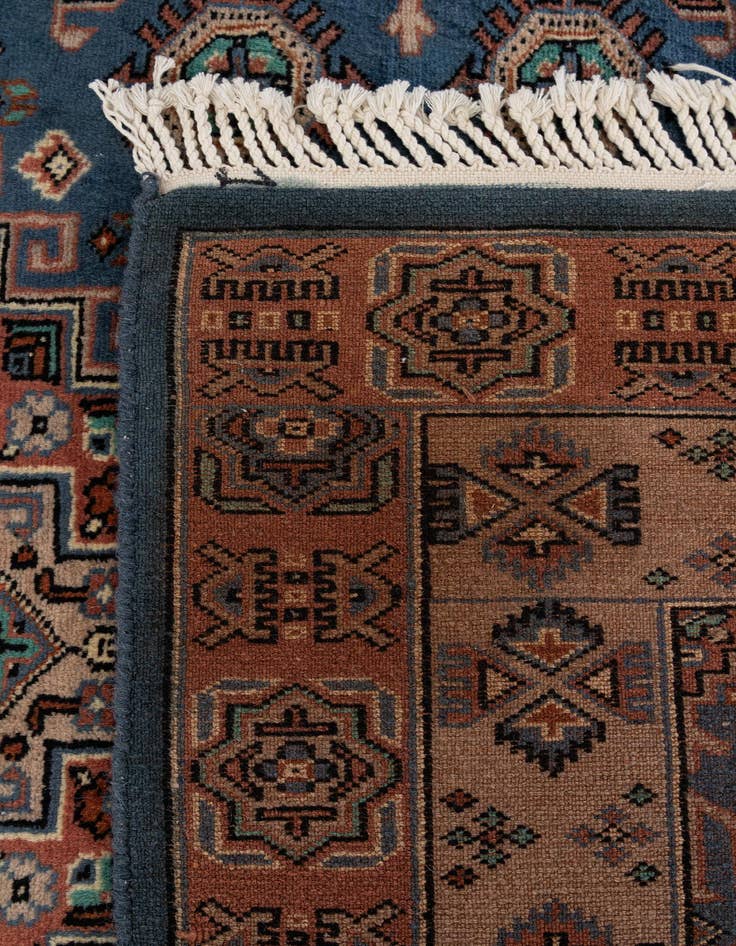 Detail image of  4' 4 x 6' 1  Hand Knotted Kazak Oriental Wool Rug