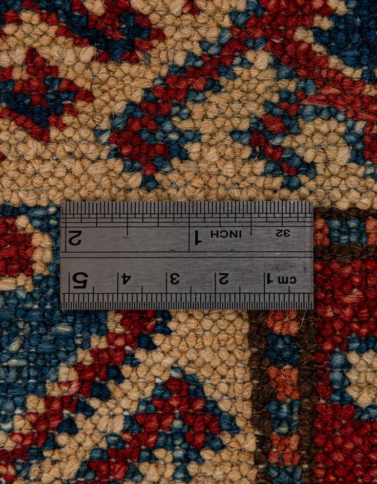 Detail image of  6' 1 x 9'  Hand Knotted Kazak Wool Rug