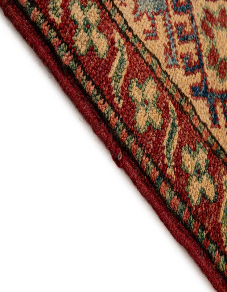 Detail image of  6' 1 x 9'  Hand Knotted Kazak Wool Rug