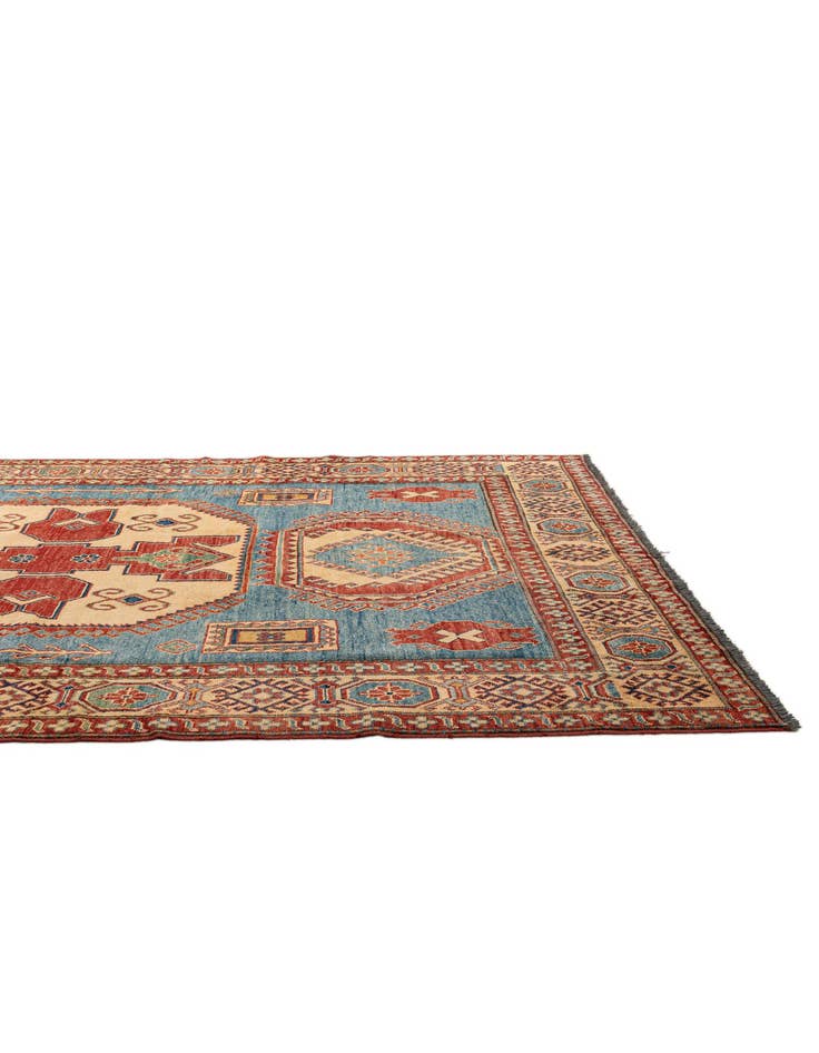 Detail image of  6' 1 x 8' 9  Hand Knotted Kazak Wool Rug