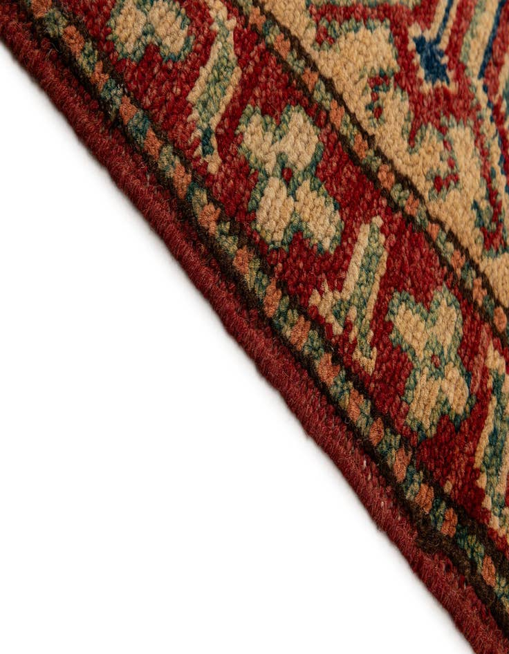 Detail image of  6' 1 x 8' 9  Hand Knotted Kazak Wool Rug