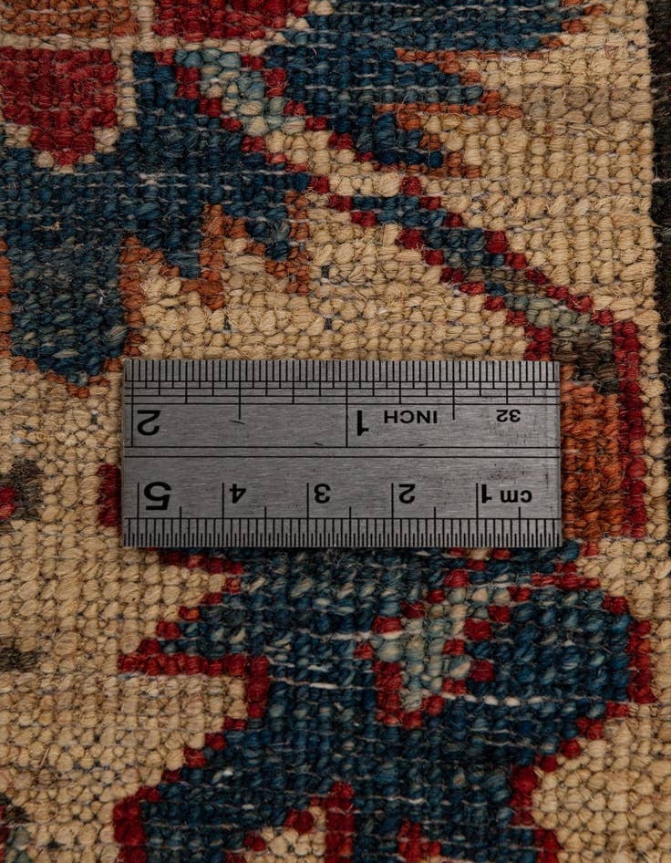 Detail image of  4' 11 x 6' 11  Hand Knotted Kazak Wool Rug