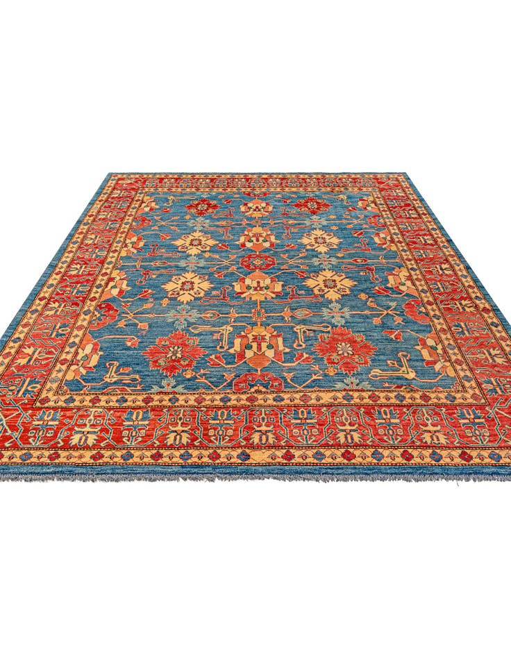 Detail image of  9' x 12' 1  Hand Knotted Kazak Wool Rug