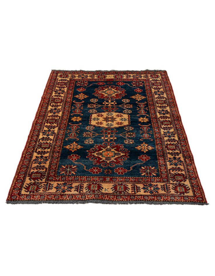 Detail image of  3' 9 x 5' 6  Hand Knotted Kazak Wool Rug