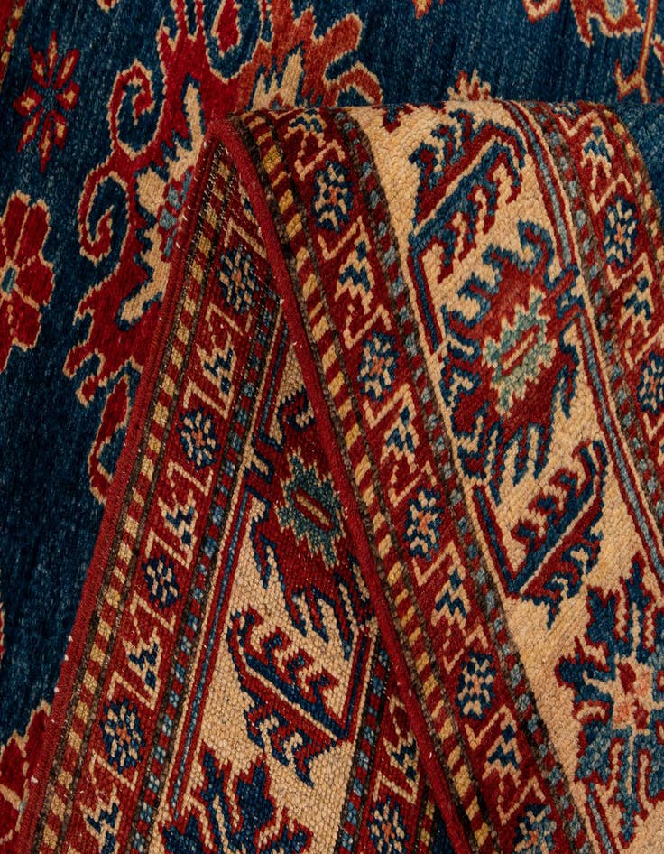 Detail image of  3' 9 x 5' 6  Hand Knotted Kazak Wool Rug