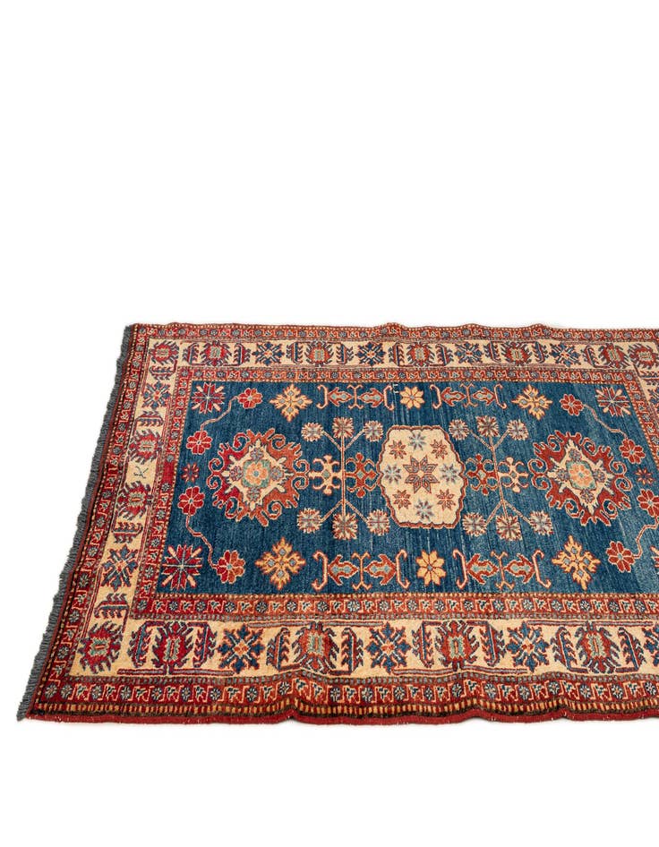 Detail image of  3' 9 x 5' 6  Hand Knotted Kazak Wool Rug