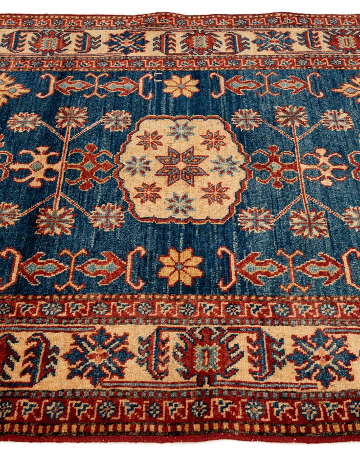 Detail image of  3' 9 x 5' 6  Hand Knotted Kazak Wool Rug