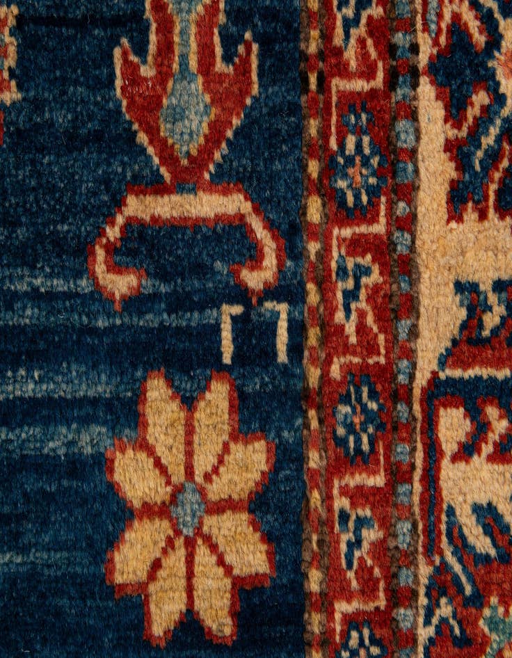 Detail image of  3' 9 x 5' 6  Hand Knotted Kazak Wool Rug